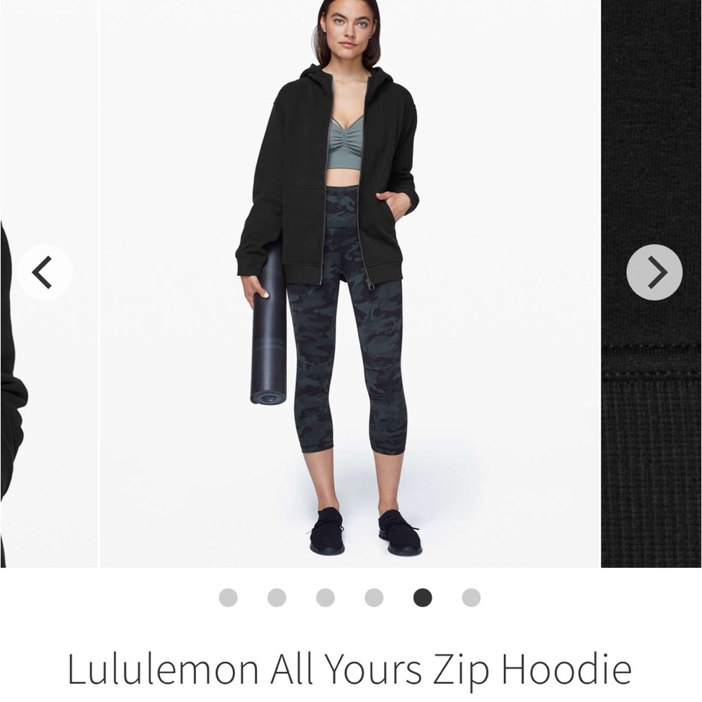 Lululemon all yours zip hoodie
